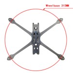 Wholesale APEX 7-Inch Carbon Fiber Quadcopter Frame Kit with 7-Inch Frame Drones Accessories